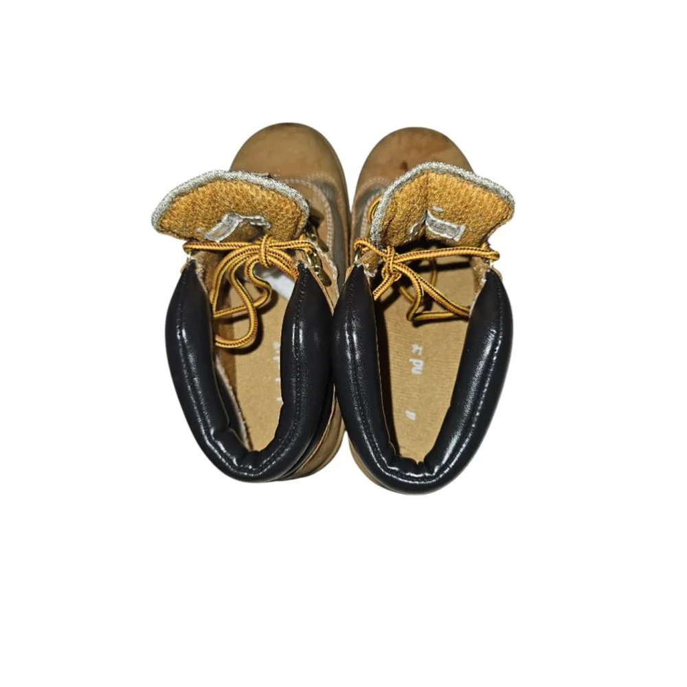 Toddler Boys Timberland Boots US 12 Tan Black Hiking Field Boots